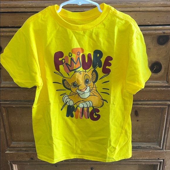 Disney Yellow Future King Kids T-Shirt - Picture 1 of 3